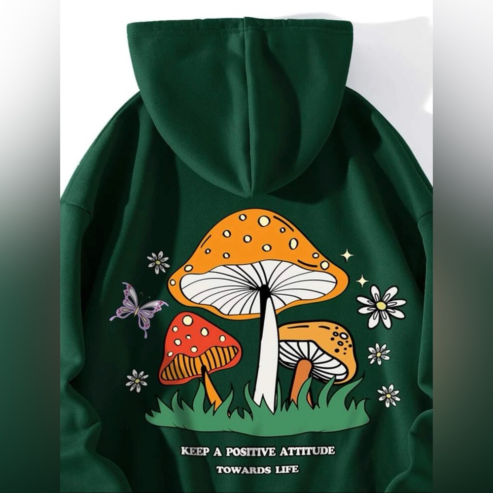 Thermal Lined Drawstring Hoodie